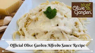 Olive Garden Alfredo Sauce recipe [upl. by Ednarb]