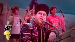 Elton John  Bennie And The Jets Live Aid 1985 [upl. by Laney]