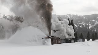 Steam Powered Rotary Snow Plow [upl. by Zenger]