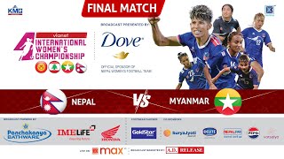 Nepal Vs Myanmar  Final Match  Vianet International Womens Championship  26 Feb 2025  LIVE [upl. by Cherian262]