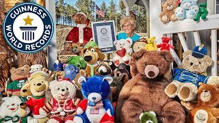 Worlds Largest Teddy Bear Collection  Guinness World Records [upl. by Nyssa]