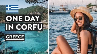 CORFU 🇬🇷 Paradise In 24 Hours  Best Beaches amp Old Town  Greece Travel Vlog [upl. by Nnylyma291]