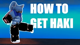 GPO HOW TO GET HAKI BUSO [upl. by Larred396]