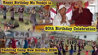 80th Birthday Celebration Momo Tenkyi Tashling Gorshey 2024 Raj Mahal Party Place Davi’s falls [upl. by Ailssa]