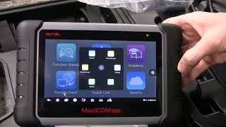 AUTEL MAXICOM MK808 OBD2 SCANNER REVIEW [upl. by Marilou]