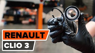 Wie RENAULT CLIO 3 Radlager hinten wechseln AUTODOC TUTORIAL [upl. by Madella]