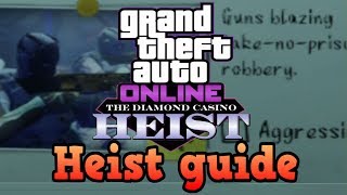 GTA Online Diamond casino heist guides  Guns blazing [upl. by Wendolyn90]