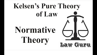 Kelsons Pure Theory of Law Normative Theory  Jurisprudence  Law Guru [upl. by Namlas]