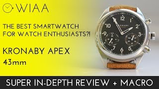 The perfect smartwatch for watch enthusiasts Kronaby Apex 43mm Watch Review  Unboxing [upl. by Bertina]