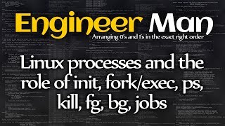 Linux processes init forkexec ps kill fg bg jobs [upl. by Columba64]