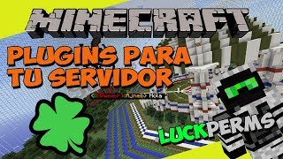 PLUGINS para tu SERVIDOR de Minecraft  LUCKPERMS Permisos y Rangos  Parte 12 [upl. by Hakym274]