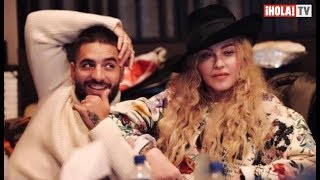 Madonna revela cómo conoció al cantante colombiano Maluma  ¡HOLA TV [upl. by Ronaele]