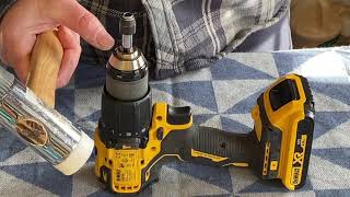 DEWALT CORDLESS DRILL CHUCK JAMMED [upl. by Salvay]