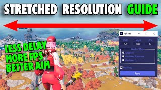 How To Get A STRETCHED RESOLUTION In Fortnite✅Stretched Res On Any PC [upl. by Suinuj]