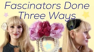 How to Make Fascinators Three Types [upl. by Yniattirb]