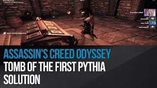 Assassins Creed Odyssey  Tomb of the First Pythia solution [upl. by Ddej32]