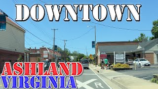 Ashland  Virginia  4K Downtown Drive [upl. by Shandee205]