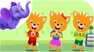 Three Little Kittens  Nursery Rhyme with Karaoke [upl. by Addiego798]