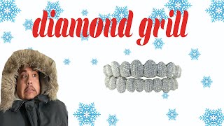 Making a Diamond grill iced out grill [upl. by Electra]