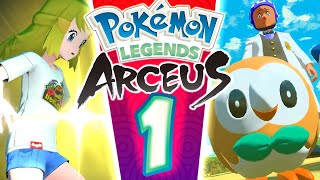 Pokemon Legends Arceus Walkthrough Part 1 Switch [upl. by Nysila]