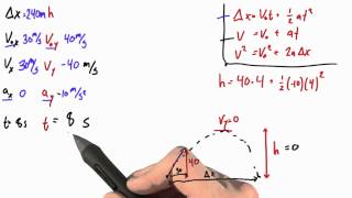 Finding the Maximum Height  Intro to Physics [upl. by Ettezil]