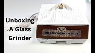 Stained Glass Grinder  Unboxing a Glastar Super Star II Grinder [upl. by Bentlee]