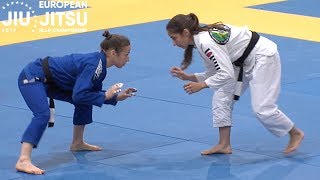 Mayssa Bastos vs Serena Gabrielli  European Championship 2019 [upl. by Lehcor]