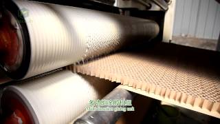 Full automatic honeycomb paperboard machine [upl. by Salvatore]