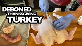 How To Debone Your Thanksgiving Turkey [upl. by Inavoig462]