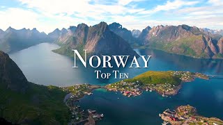 Top 10 Places To Visit In Norway [upl. by Wulf496]