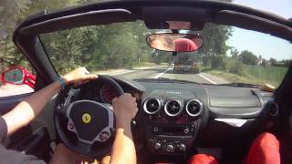 Ferrari F430 Spider test drive in Maranello [upl. by Baiel]