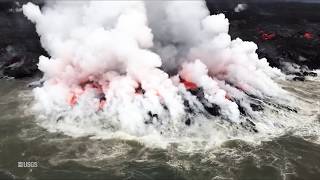 Kīlauea Volcano — Fissure 8 Flow From Vent to Sea [upl. by Ivon]