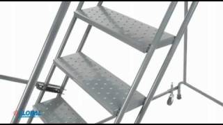 Industrial Steel Rolling Ladders [upl. by Farmer]