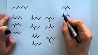 The 18 Isomers of Octane C8H18 DRAWN for you [upl. by Ahsita]