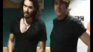 Russell Brand and Jonathan Ross Abuse Andrew Sachs via Phone 1 [upl. by Acirderf]