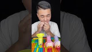 ice cream pudding  ASMR Unusual candies [upl. by Koenig]