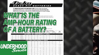 WHAT IS THE AMP HOUR RATING OF A BATTERY [upl. by Madanhoj]