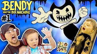 EVIL MICKEY MOUSE BENDY amp THE INK MACHINE Chapter 1 😱 FGTEEV 2 Scary Kids Gameplay Jump Scares [upl. by Worthy]