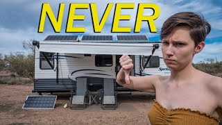 8 Reasons to NEVER Full Time RV  RV Life [upl. by Eignat]