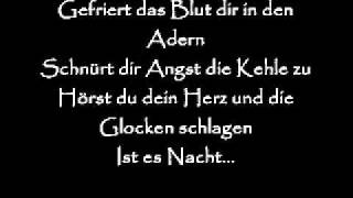 E Nomine  Mitternacht Lyrics on Screen [upl. by Ultima]