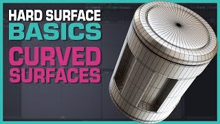 Maya Hard Surface Basics Curved Surfaces [upl. by Ahcire78]