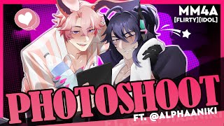 Photoshoot  ASMR RP  MM4A Flirty Idol ft AlphaAniki [upl. by Annauj]