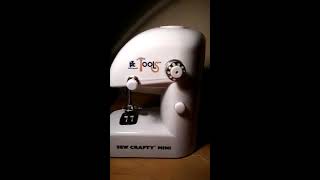 Sew Crafty Mini Sewing Machine How to Thread it [upl. by Ganiats]