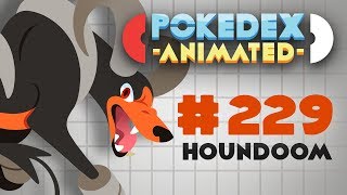 Pokedex Animated  Houndoom [upl. by Renelle]