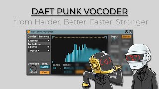 Daft Punk Vocoder Tutorial Ableton Live  from Harder Better Faster Stronger [upl. by Delgado]