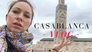 CASABLANCA MOROCCO CITY TOUR  Travel Vlog [upl. by Ennirroc]