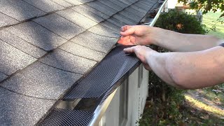 Amerimax Gutter Guard Install [upl. by Aikrahs]