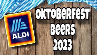 NEW  Aldi OKTOBERFEST Beers 2023 [upl. by Llertnek]