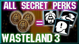 ALL SECRET  Unlockable PERKS Location Guide  Wasteland 3 [upl. by Atwood611]