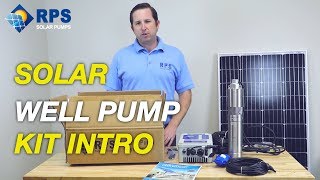 Solar Well Pump Kit  Introduction [upl. by Drahcir179]